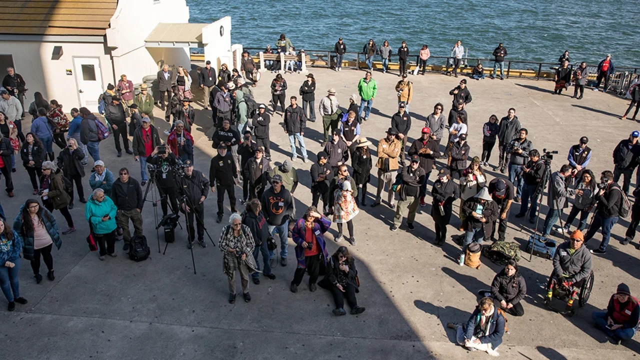crowd of people on cement
