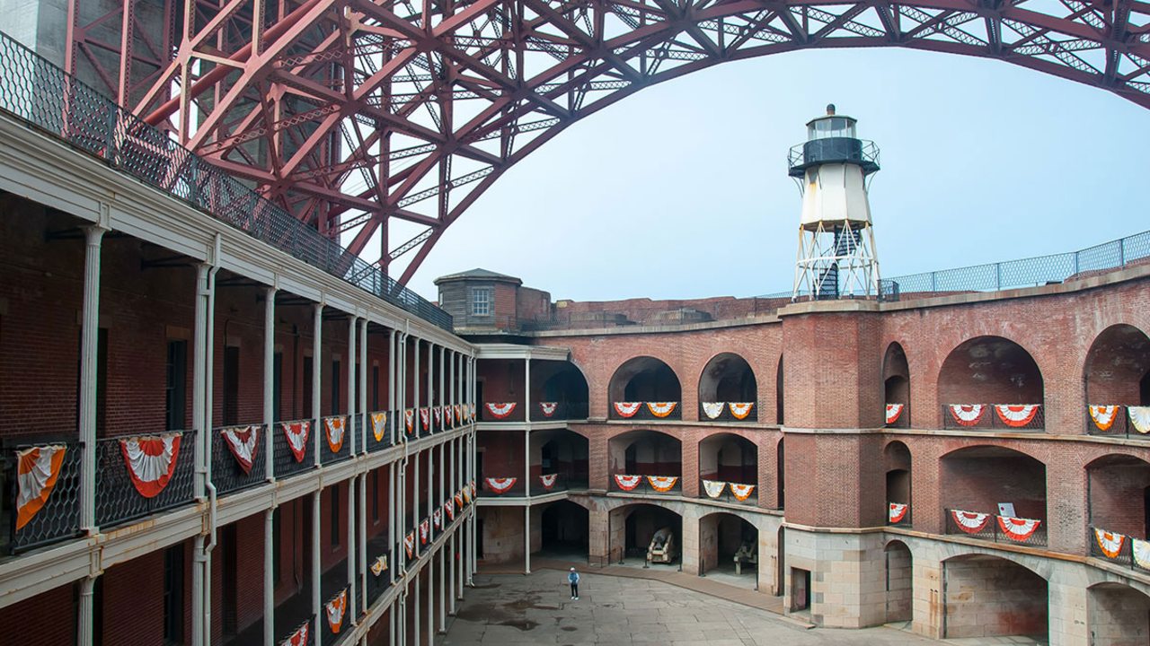 Fort Point Bunting and Trench Art by Allison Smith