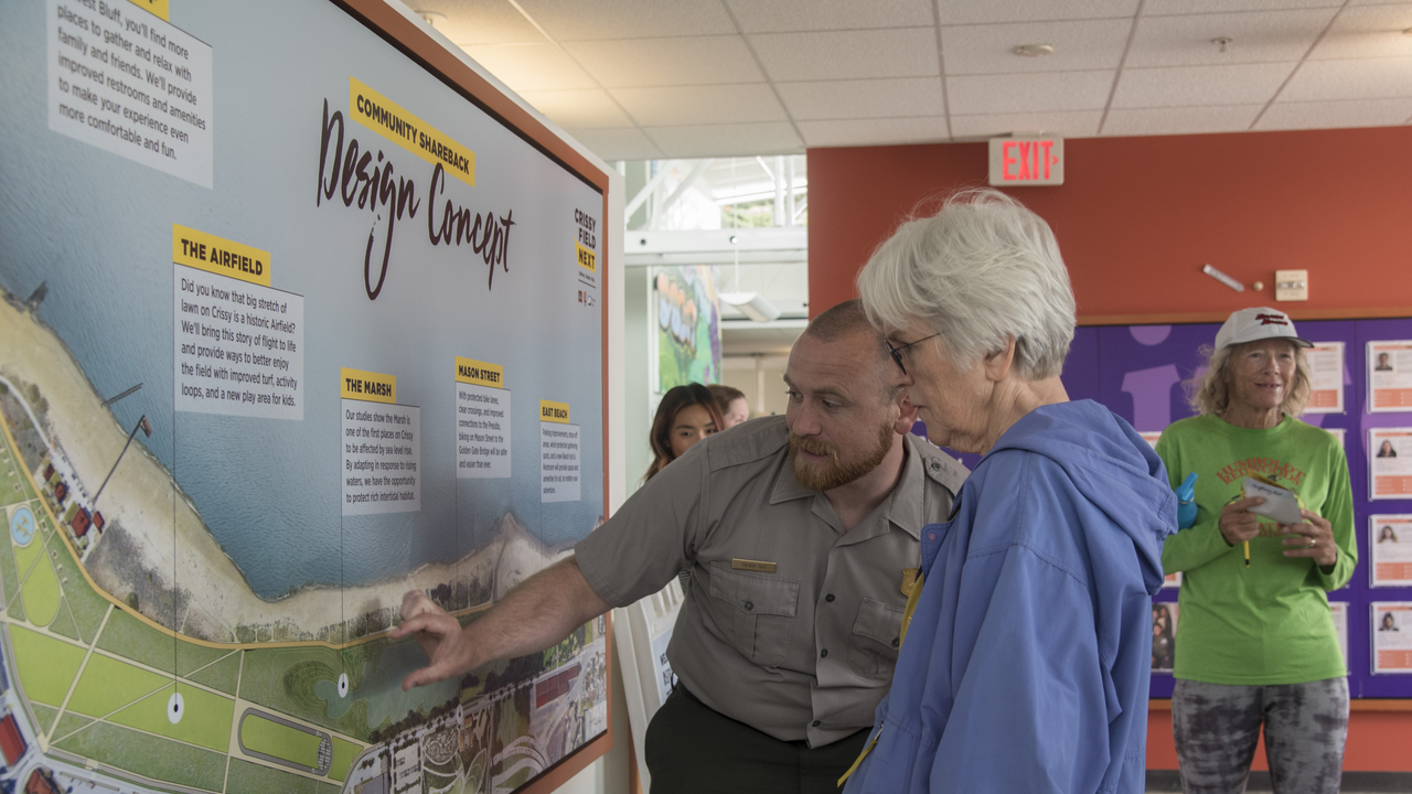 Scenes from Crissy Field Next Open House at the Crissy Field Center on June 1, 2019.
