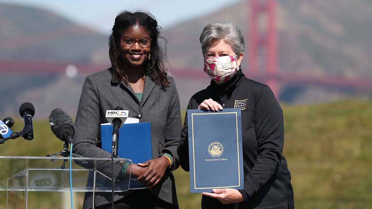Commemorating the 20th anniversary of the revitalization of Crissy Field.