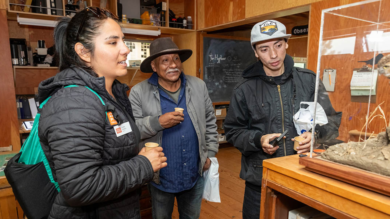 Participants from ALAS (Ayundando Latinos A Soñar) enjoying the "Raíces en la Bahía/Rooted in the Bay" event for farmworkers and their families in September 2024. Activities included crabbing, hiking, and beachside recreation.