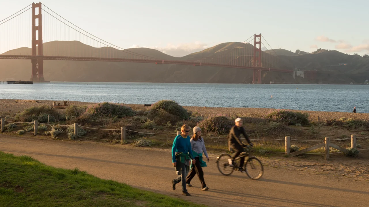 Crissy Field visitors 