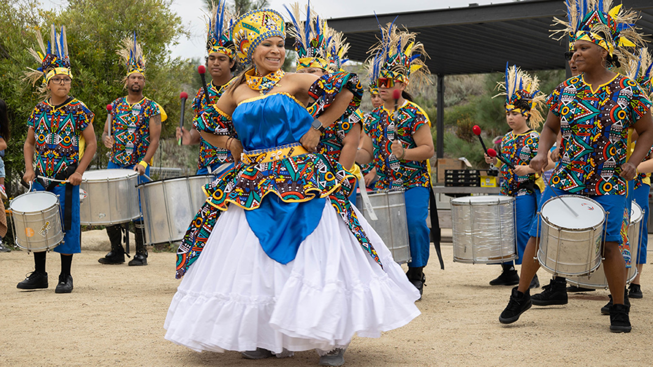 Dancers at Access to Adventure Day at the Presidio Tunnel Tops.