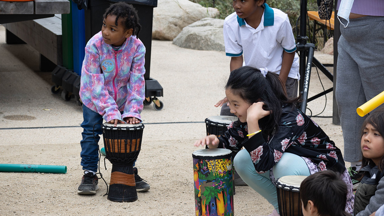 Musical activity for kids at Access to Adventure Day.