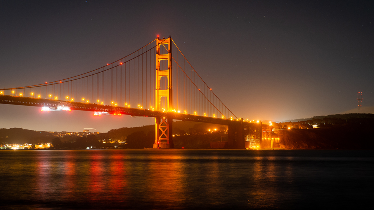 MAHE_20190628_RCW_29_2x1.jpg Golden Gate Bridge at Night from Marin looking towards San Francisco.