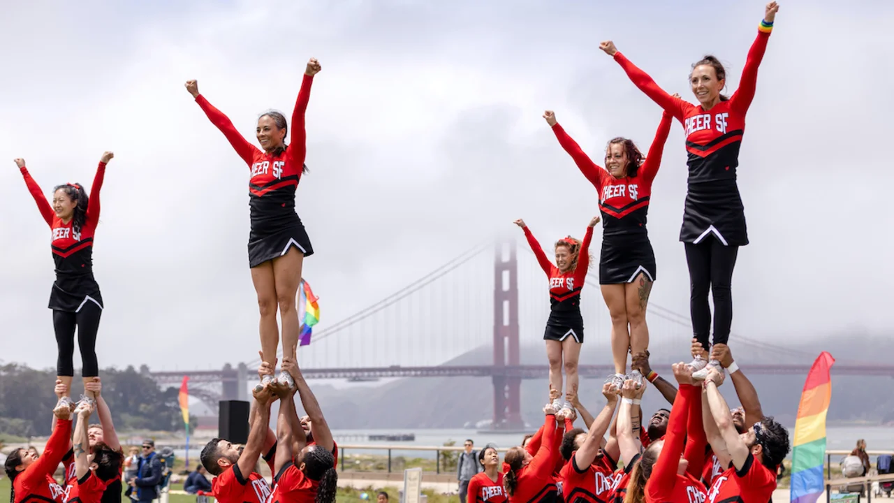 Fantastic Field Day with FACT/SF, featuring a performance from Cheer SF and sports mini-workshops led by queer coaches.