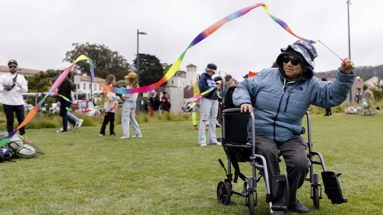 A scene from the joyful and colorful Fantastic Field Day on June 11, 2023.