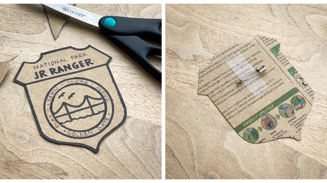 Make your own NPS ranger badge at home