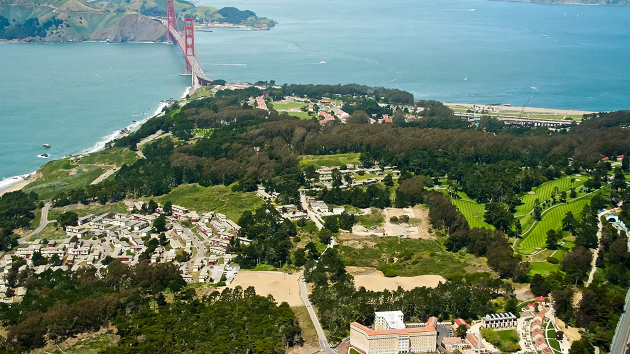 The central part of the Presidio is part of the Golden Gate National Parks but is managed by the Presidio Trust, and a number of projects in this area have also been supported by the Parks Conservancy.