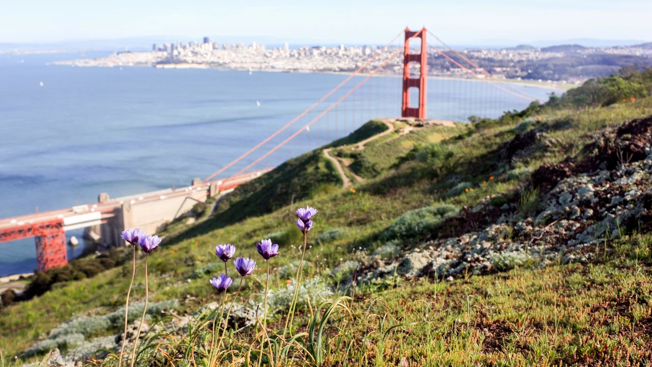 View of the Golden Gate from the Marin Headlands