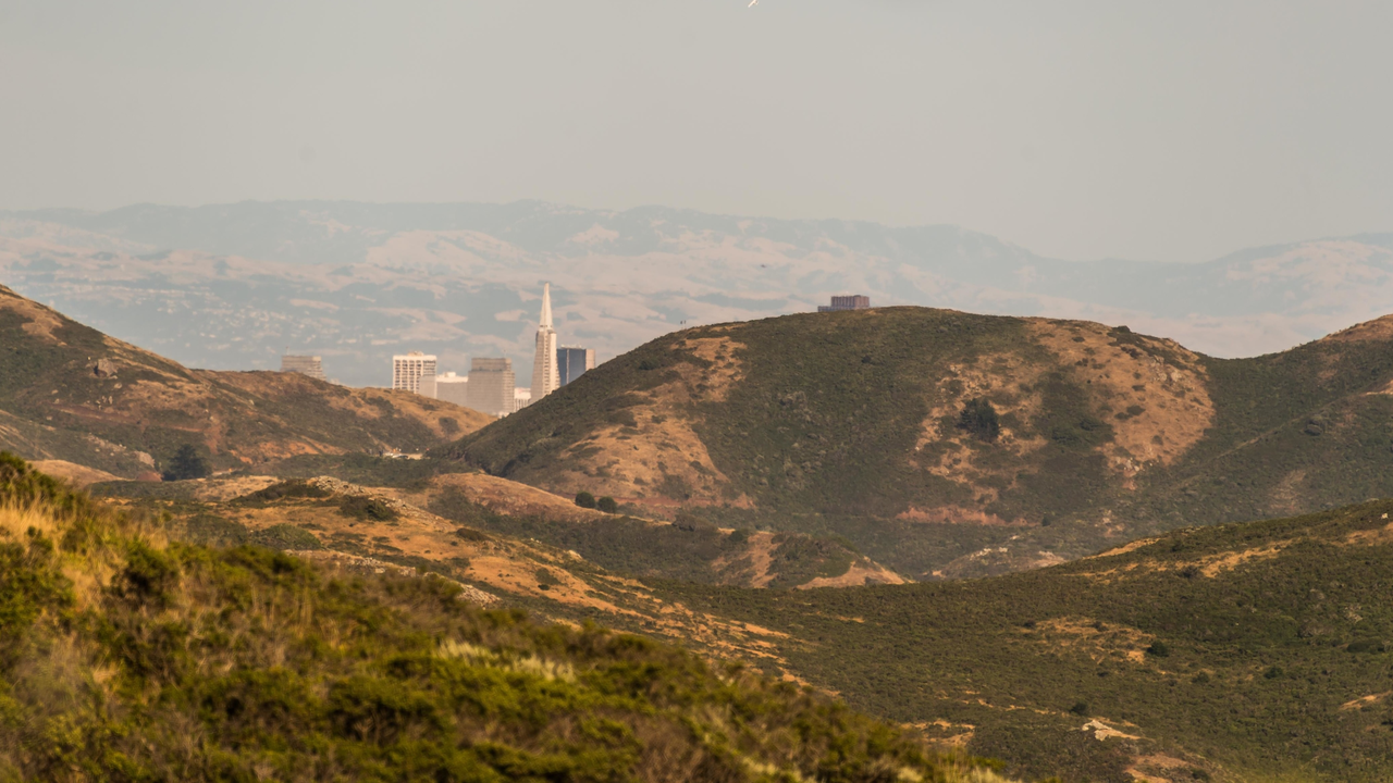 Skyline view from Coyote Ridge Trail Skyline view from Coyote Ridge Trail