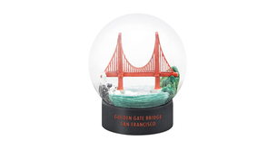 Fog globe of the Golden Gate Bridge.