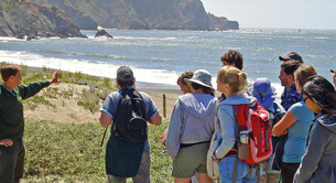 Park Academy Dune Ecology hike at Baker Beach