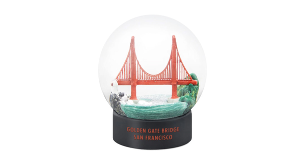 Fog globe of the Golden Gate Bridge.