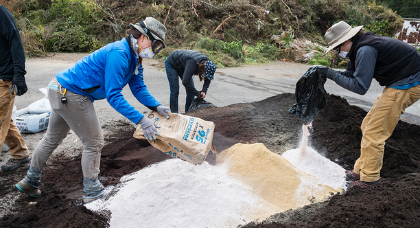 making compost