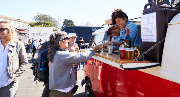 Food trucks at Presidio Tunnel Tops