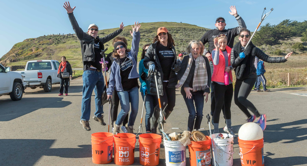 Corporate-partner volunteers 