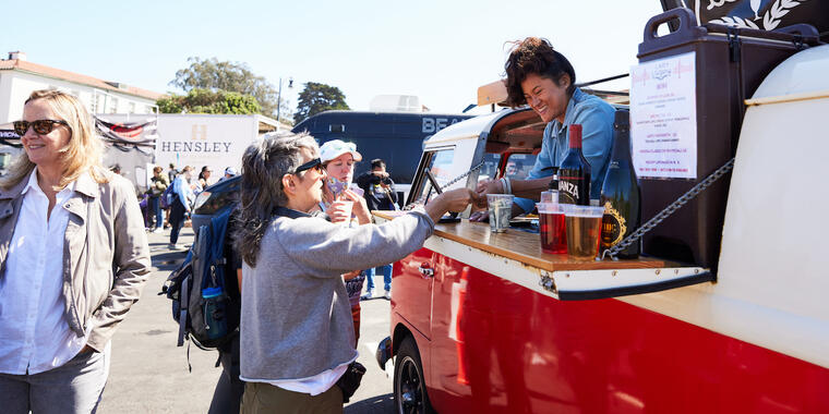 Food trucks at Presidio Tunnel Tops