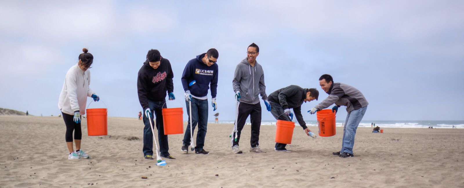 Volunteers at Coastal Clean-up Day