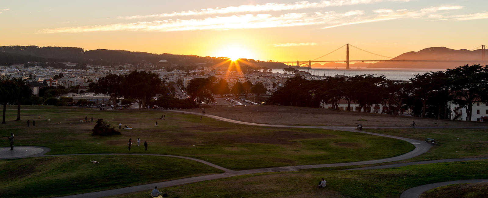 Sunset at Fort Mason