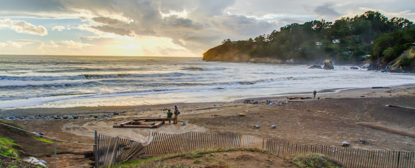 Sunset at Muir Beach