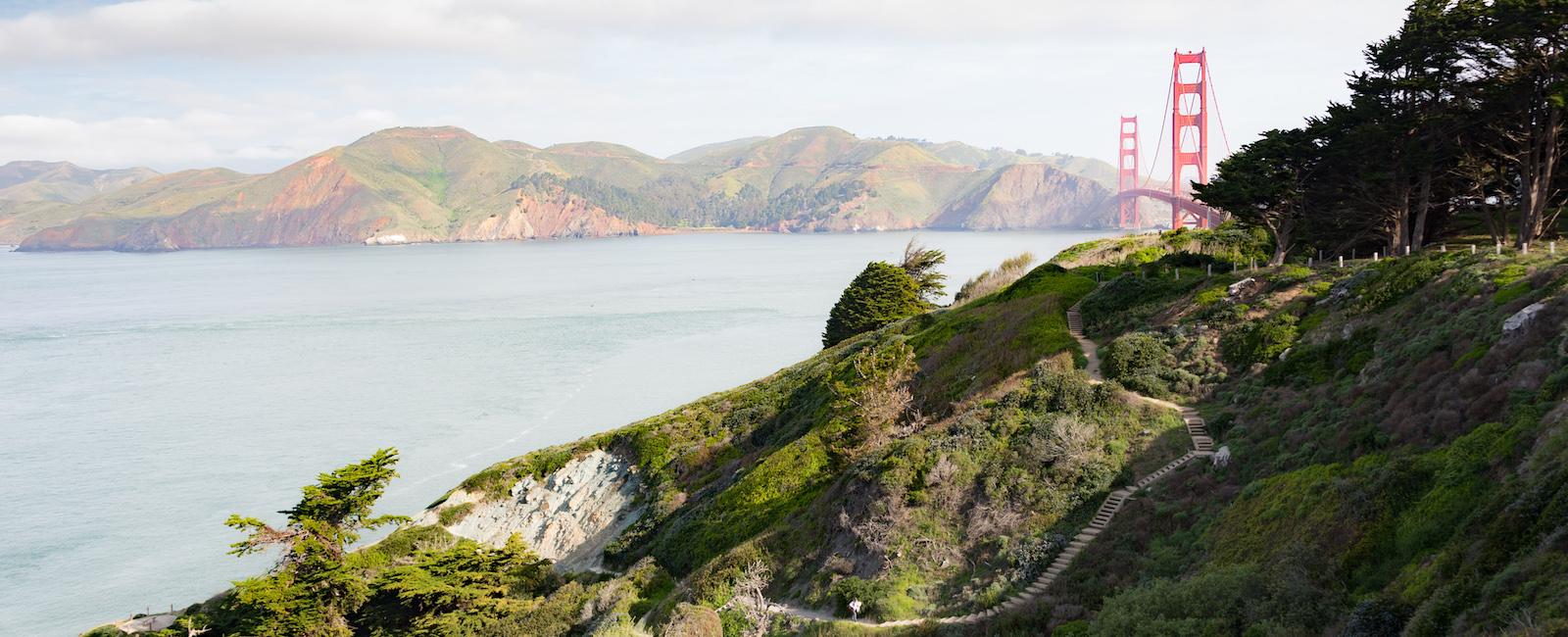 Batteries to Bluffs Trail in the Presidio 