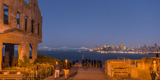 Alcatraz at night
