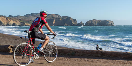 Cycling in the Marin Headlands