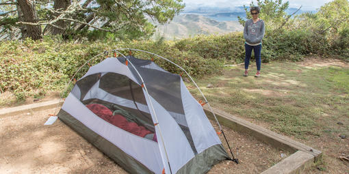 Tent at Hawk Camp Campground