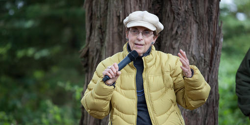 Amy Meyer at National Trails Day, 2014