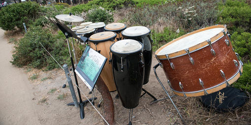 Tunes on Trails outdoor performance at Lands End