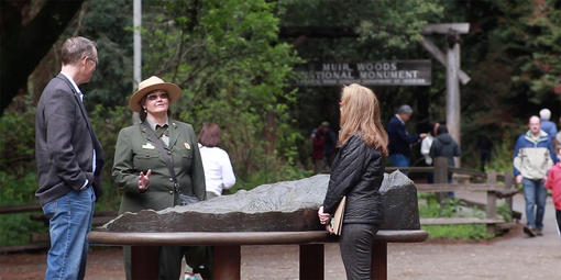 Rep. Huffman at Muir Woods National Monument