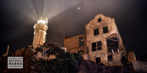 Alcatraz at night