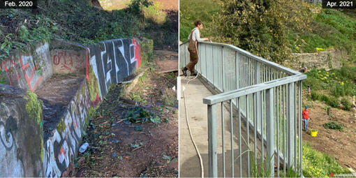 Black Point Gardens Before and After 