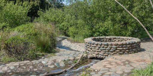 The well at El Polin Spring