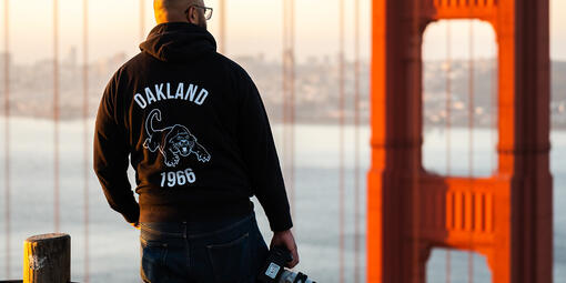 Brandon Nesbit at Golden Gate Bridge