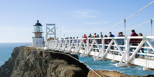 Sunny day at Point Bonita Lighthouse