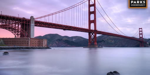 Desktop background: Golden Gate Bridge from Fort Point