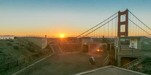 Sunrise from Battery Spencer