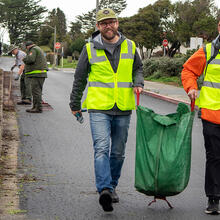 Volunteers at Fort Mason