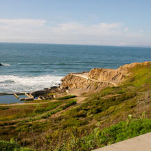 A beautiful view of Sutro Baths at Lands End.