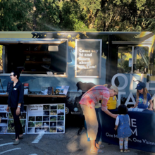 The Tam Van is a mobile trail head and education hub. 