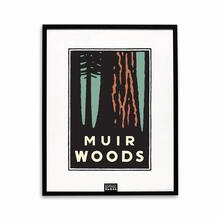 Illustration of redwoods at Muir Woods National Monument.