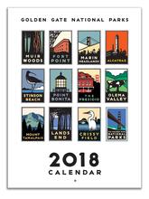 2018 Golden Gate National Parks calendar cover image
