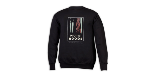 Muir Woods swearshirt available for sale.
