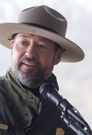 General Superintendent David Smith talking at an event.