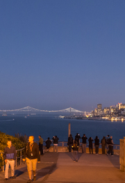 Alcatraz at night